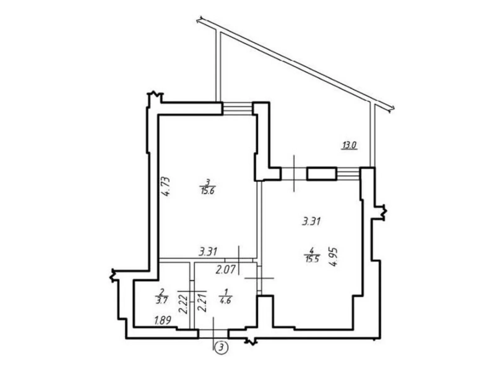 Продається 1-кімнатна квартира 43.3 кв. м у Львові, вул. Під Голоском - фото 1