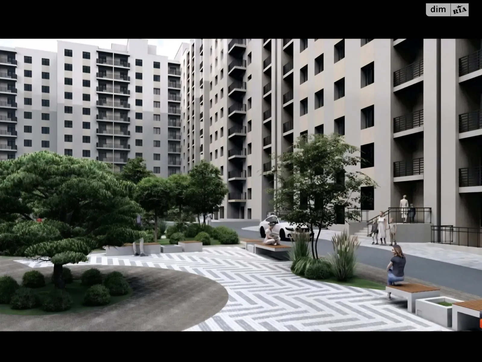 1-комнатная квартира 47.97 кв. м в Тернополе, ул. Сахарова Андрея Академика, 20 - фото 1