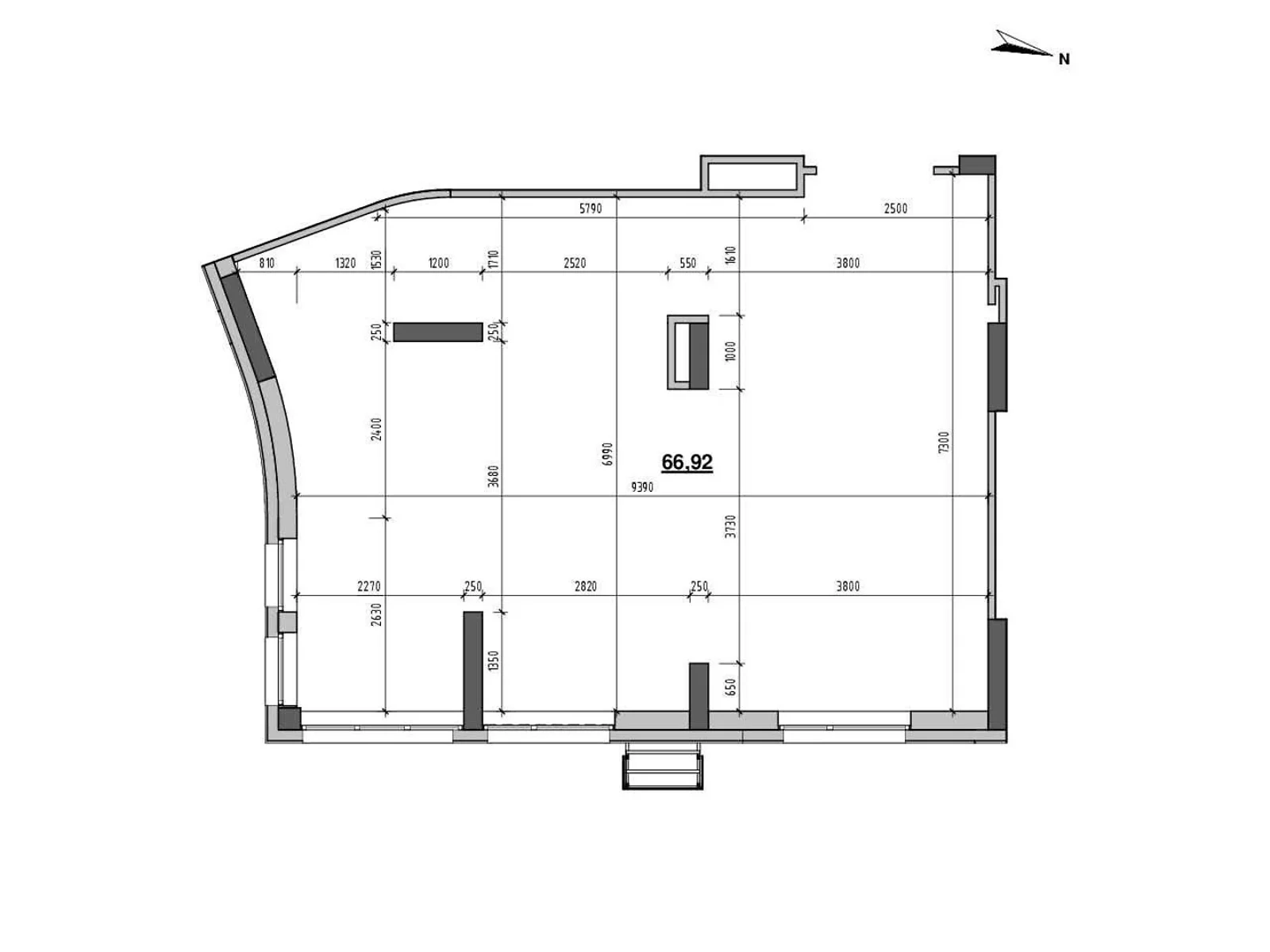 Продается офис 66.92 кв. м в бизнес-центре, цена: 113469 $ - фото 1
