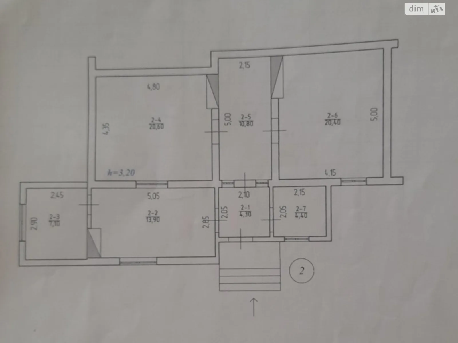 Продается 2-комнатная квартира 81 кв. м в Шаргороде, ул. Героев Панфиловцев - фото 1