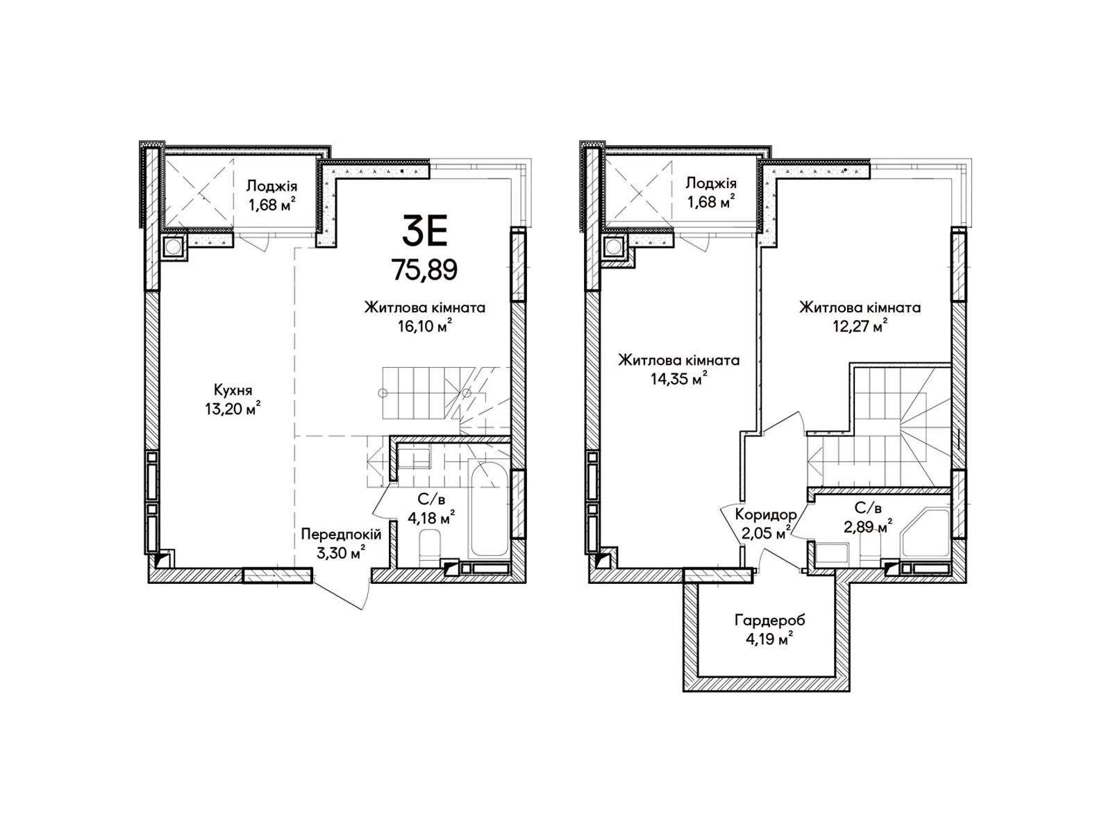 Продається 3-кімнатна квартира 76 кв. м у Ірпені, вул. Ольги Кобилянської(Достоєвського) - фото 1