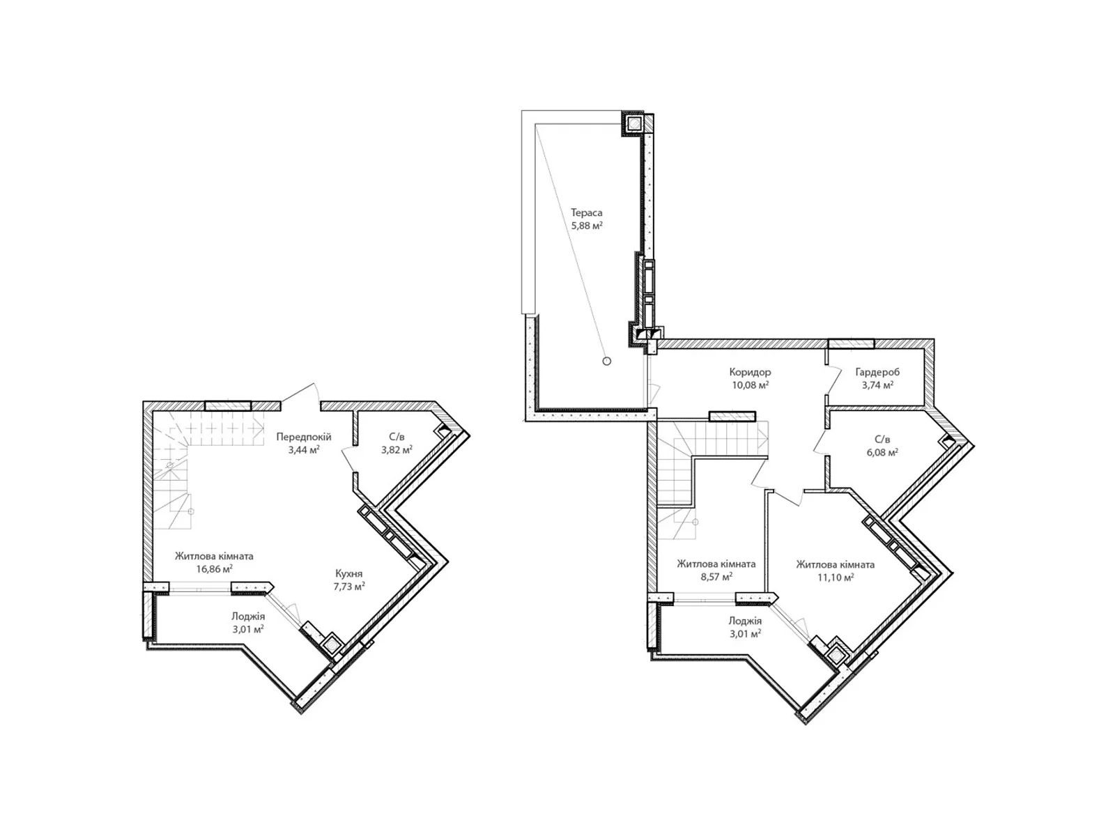 Продається 3-кімнатна квартира 87 кв. м у Ірпені, вул. Кобилянської Ольги, 1В/23 - фото 1