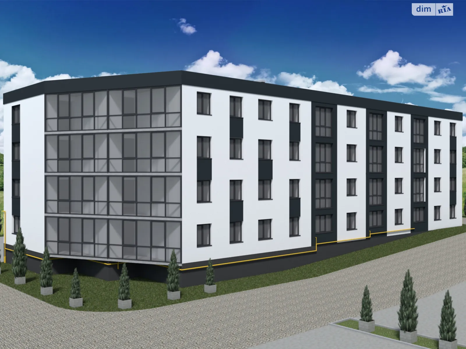 1-комнатная квартира 43.4 кв. м в Тернополе, ул. Карпенко - фото 1