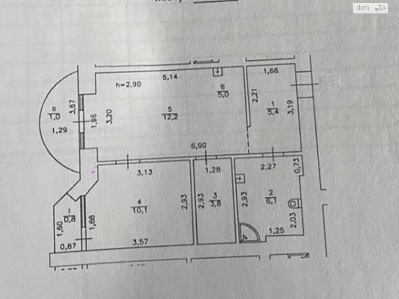 Продается 1-комнатная квартира 44 кв. м в Киеве, ул. Тираспольская, 44 - фото 1