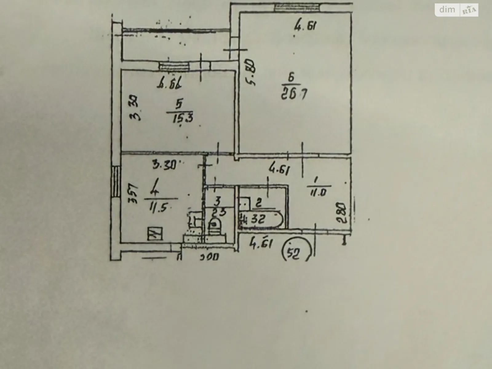Продается 2-комнатная квартира 72.7 кв. м в Киеве, бул. Дарницкий, 8 - фото 1