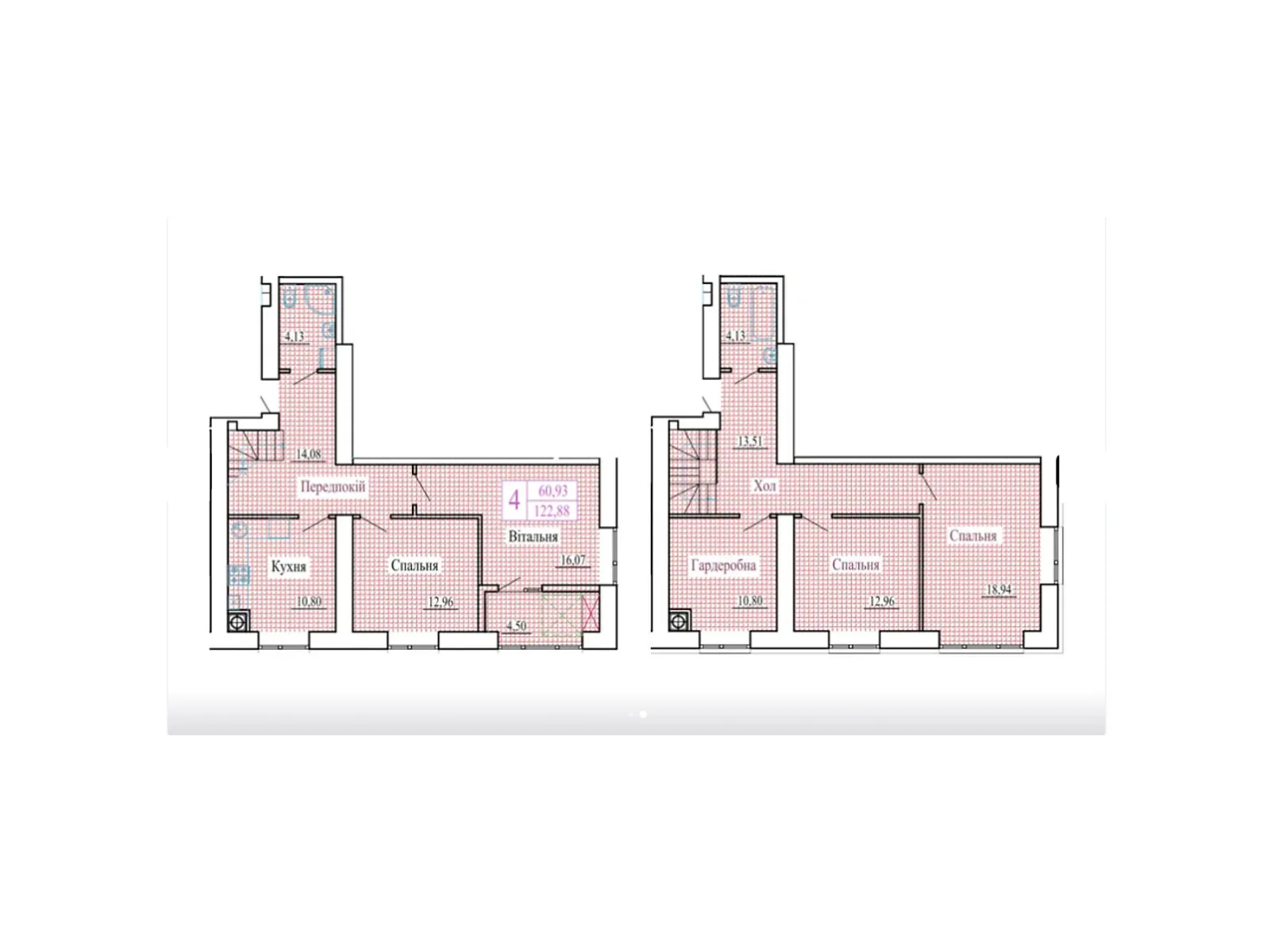 4-комнатная квартира 122.88 кв. м в Луцке, цена: 114042 $ - фото 1