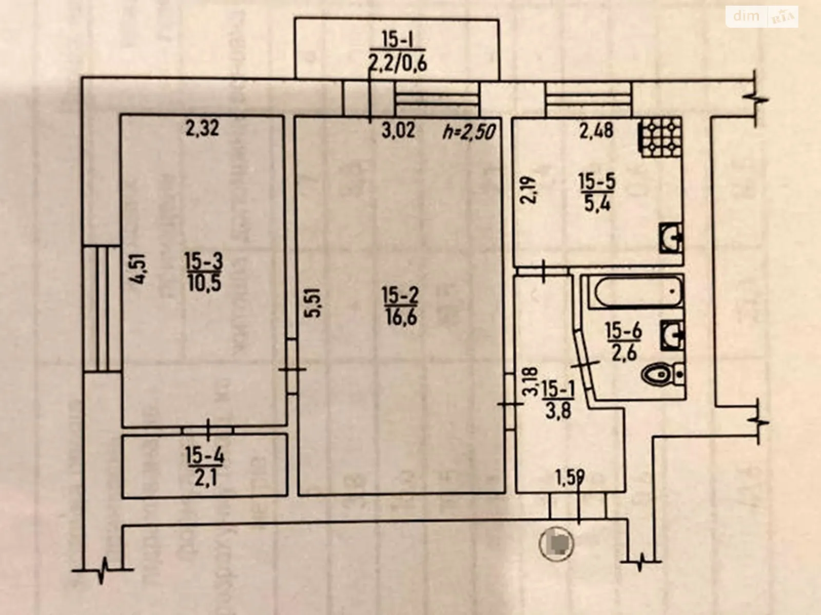 Продається 2-кімнатна квартира 41.6 кв. м у Миколаєві, просп. Богоявленський - фото 1