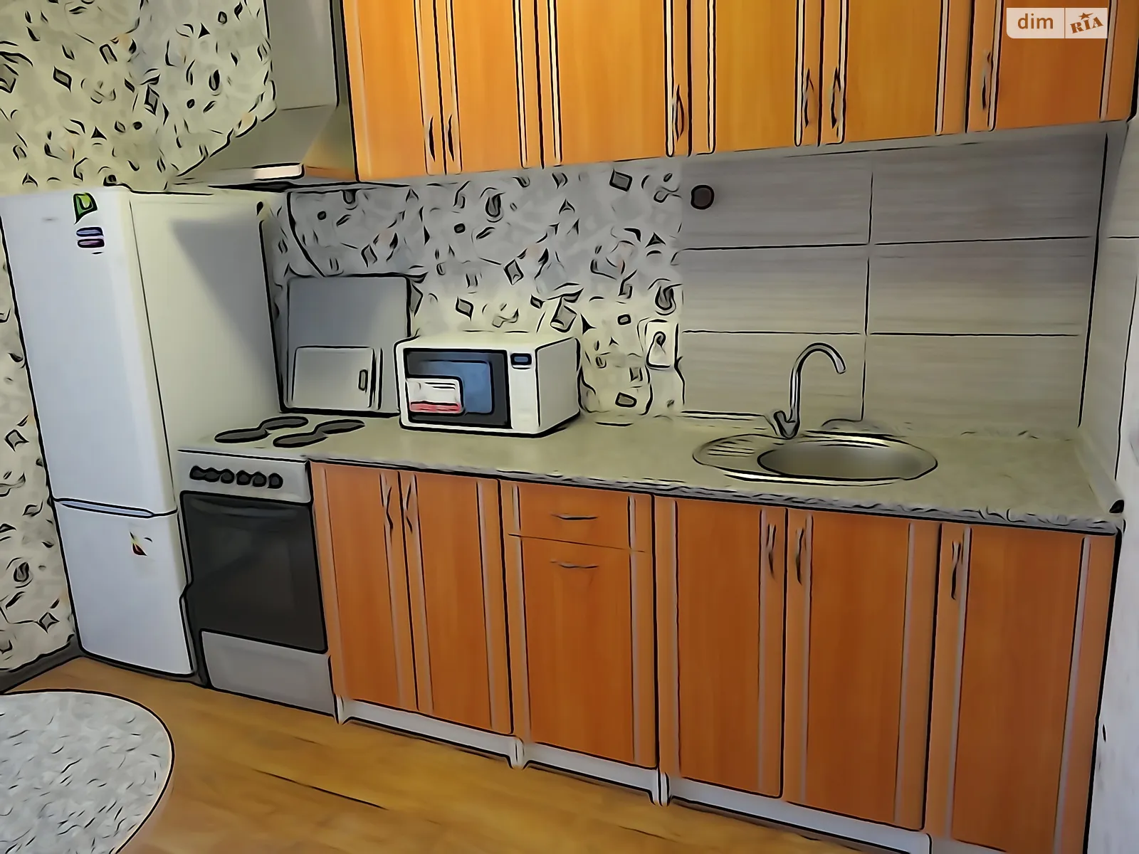 Здається в оренду 1-кімнатна квартира 36 кв. м у Києві, вул. Богатирська, 6А - фото 1