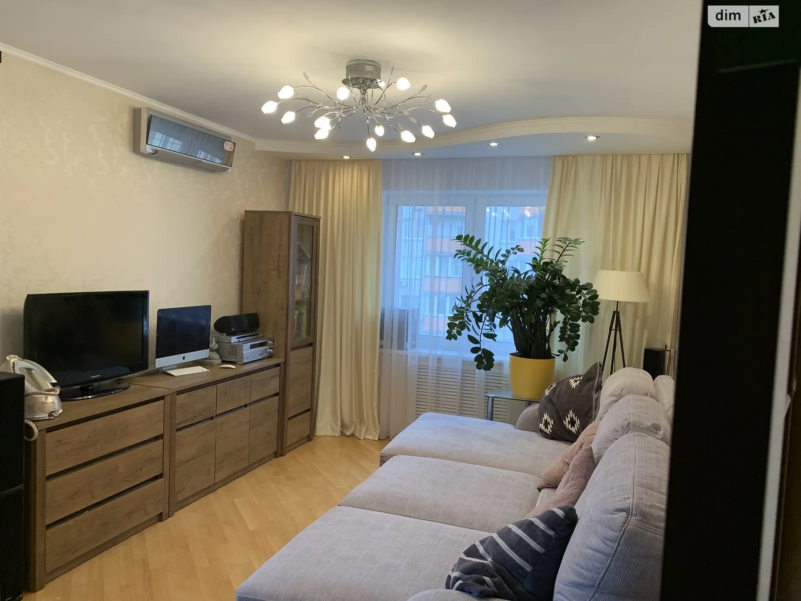 Здається в оренду 3-кімнатна квартира 90 кв. м у Києві, пров. Феодосійський, 14А - фото 1