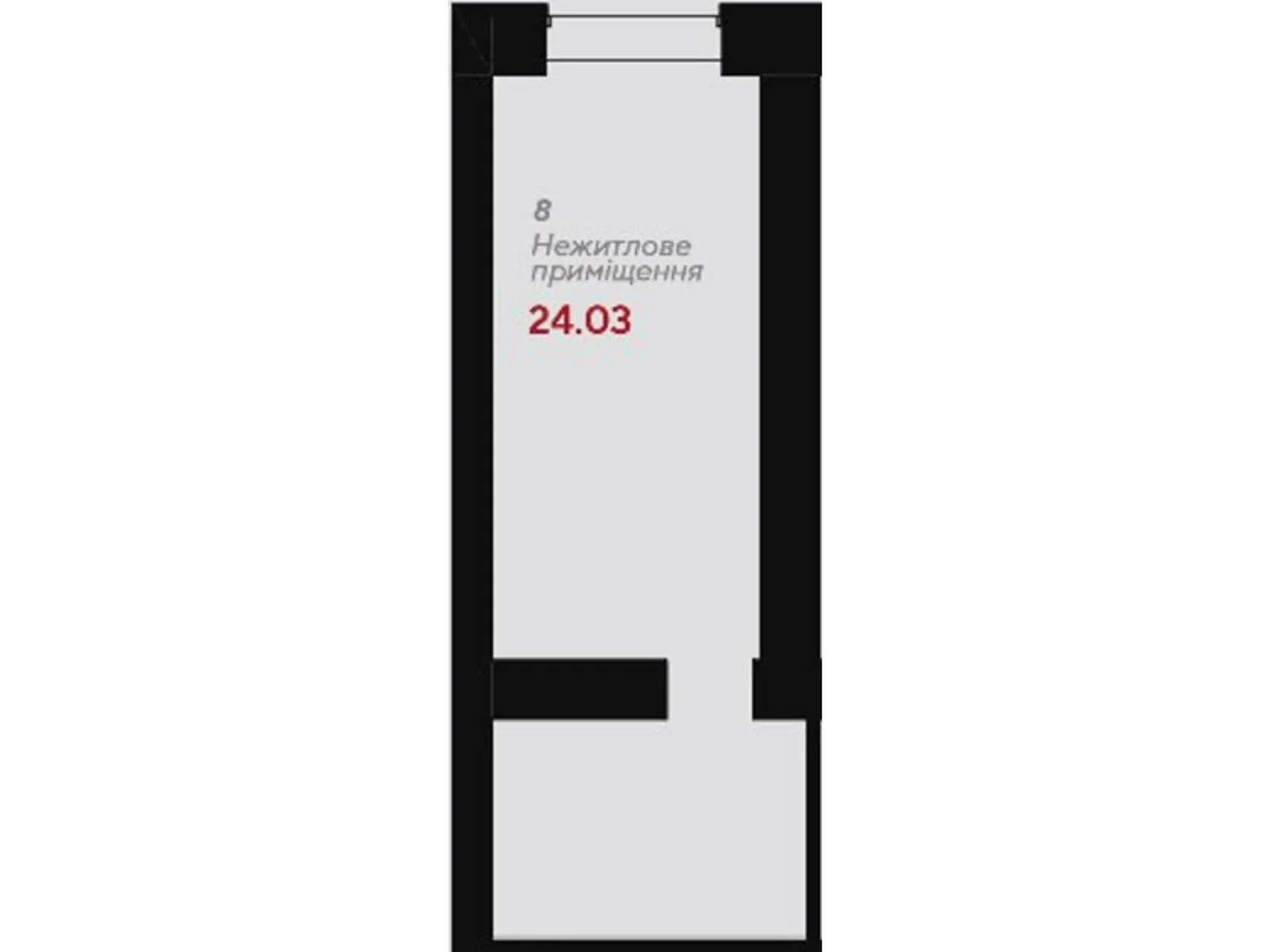 Продается объект сферы услуг 24.03 кв. м в 9-этажном здании, цена: 14280 $ - фото 1