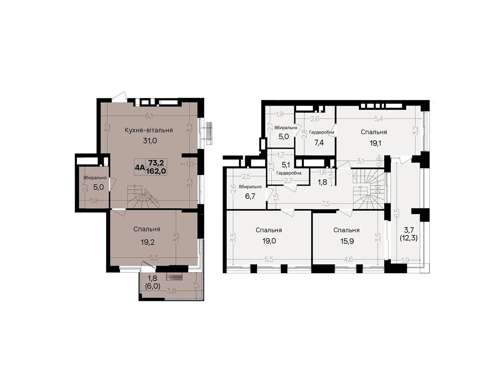 Продается 4-комнатная квартира 162 кв. м в Виннице, пер. Кирпичный, 12 - фото 1