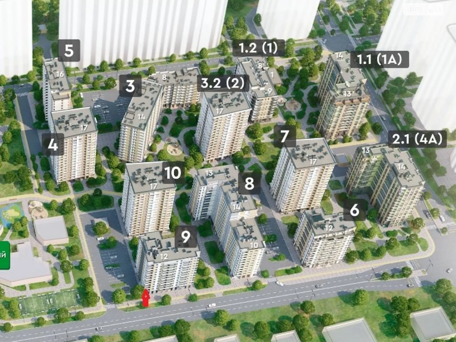 ул. Симоненко Бровары ЖК Krona Park 2 - фото 1