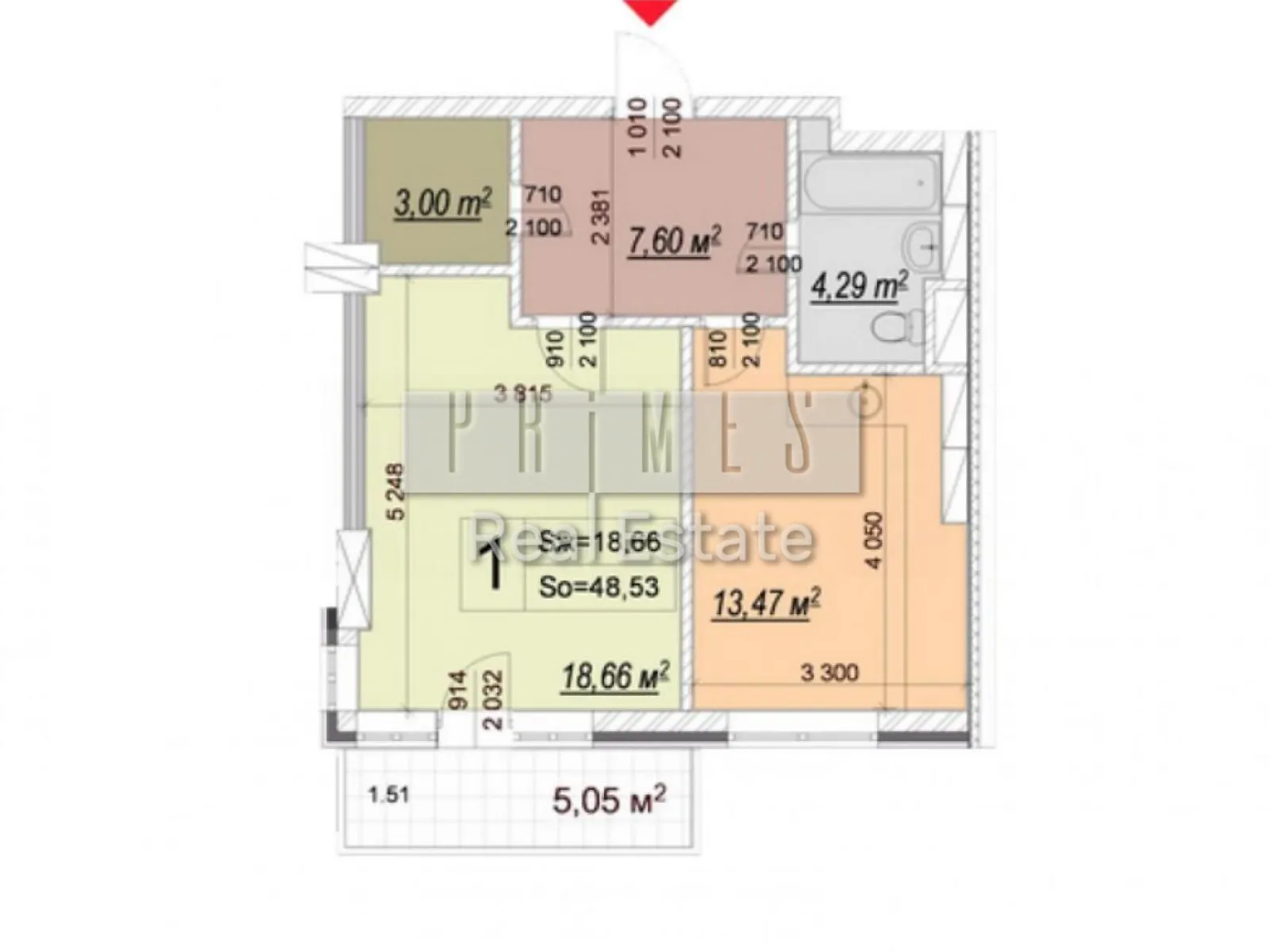 Продается 2-комнатная квартира 49 кв. м в Киеве, ул. Андрея Верхогляда(Драгомирова), 3 - фото 1
