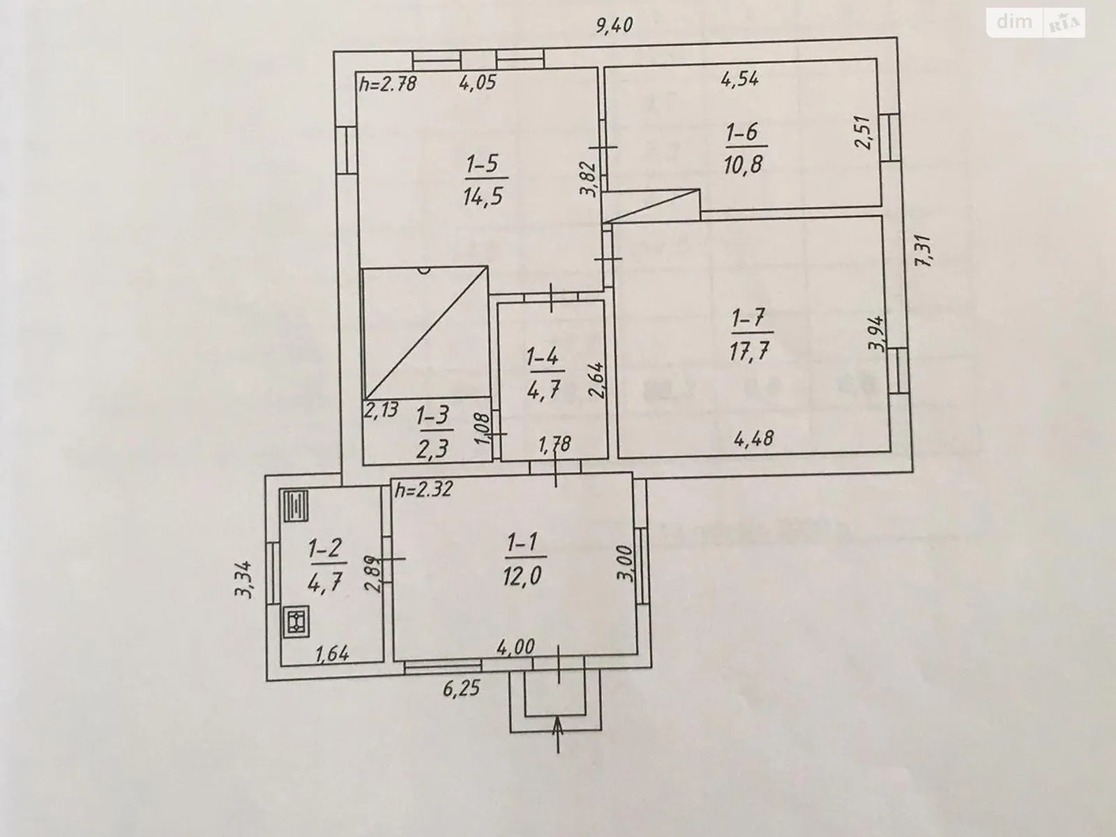 Продается одноэтажный дом 66 кв. м с террасой, цена: 65000 $ - фото 1