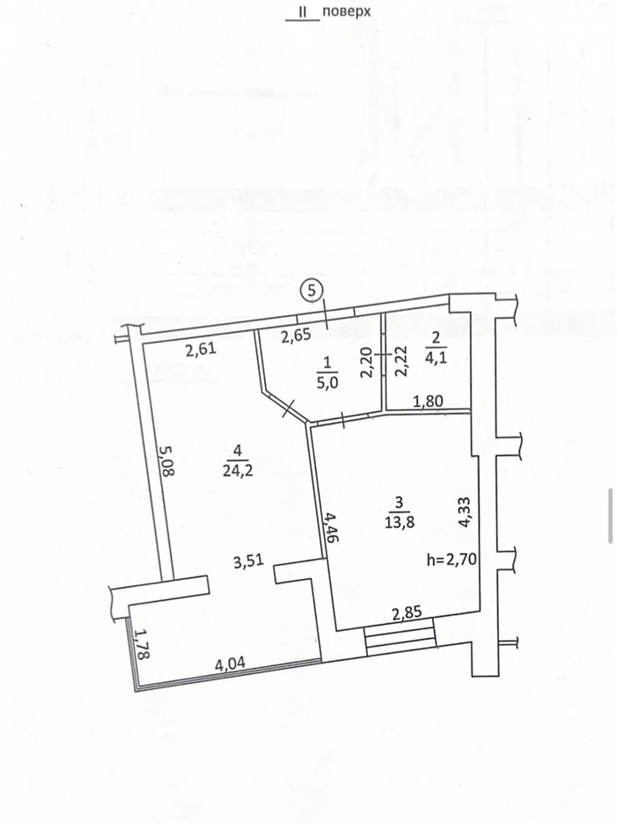 Продается 1-комнатная квартира 47.1 кв. м в Житомире, ул. Тетеревский Бульвар, 18 - фото 1