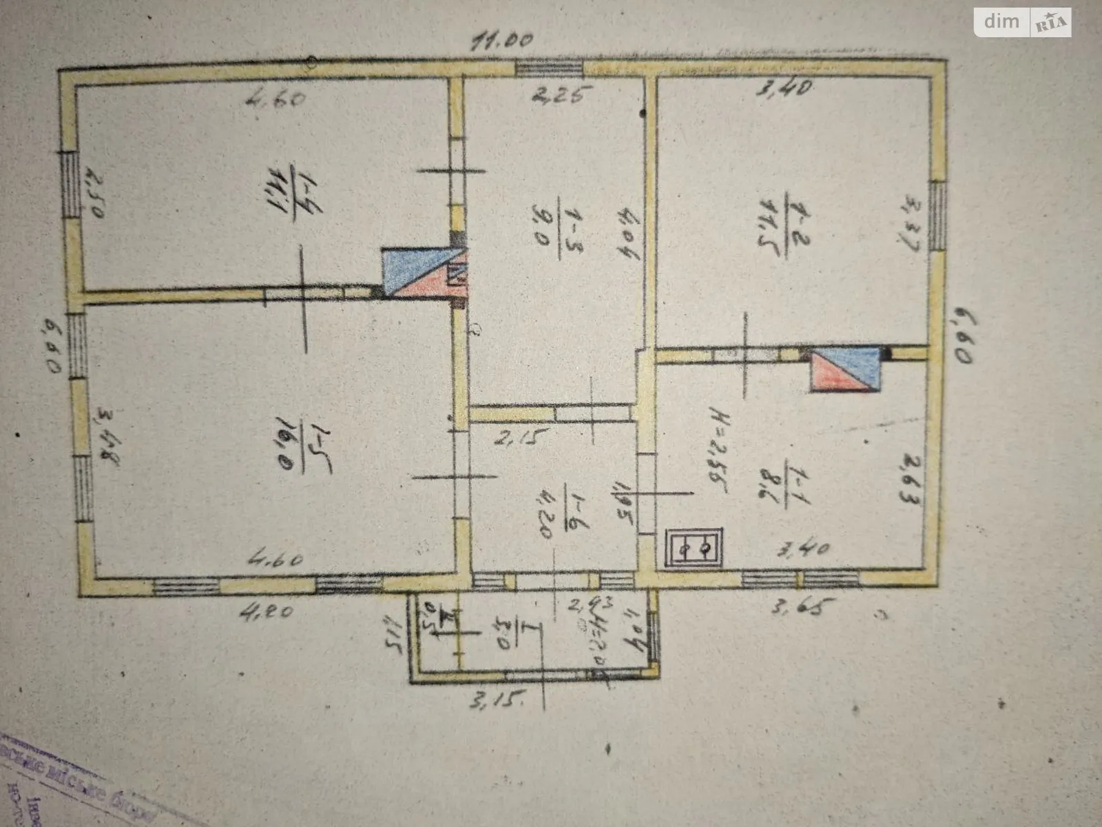 Продается одноэтажный дом 65 кв. м с камином, цена: 100000 $ - фото 1