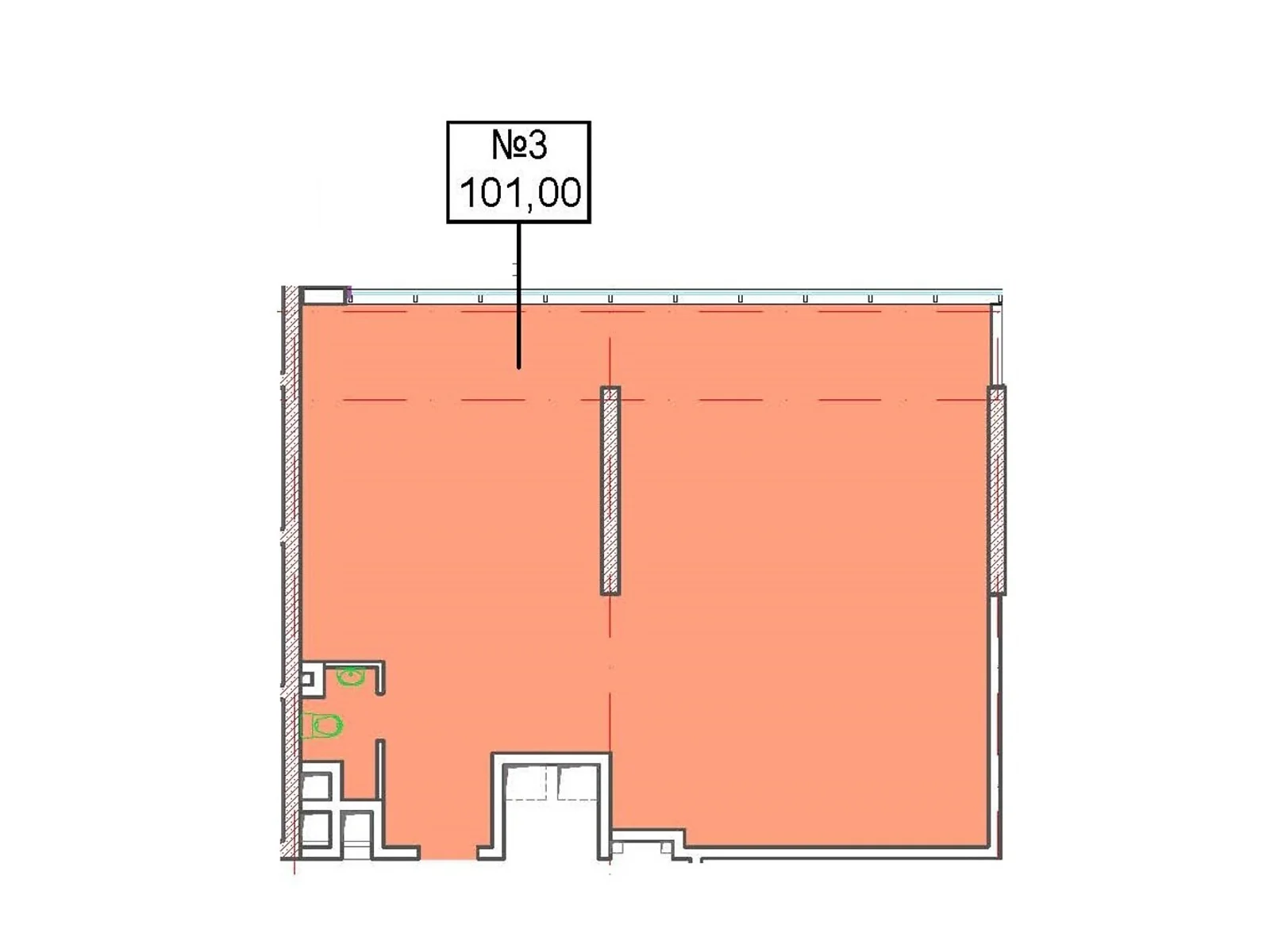 Продается офис 99.33 кв. м в бизнес-центре, цена: 163895 $ - фото 1