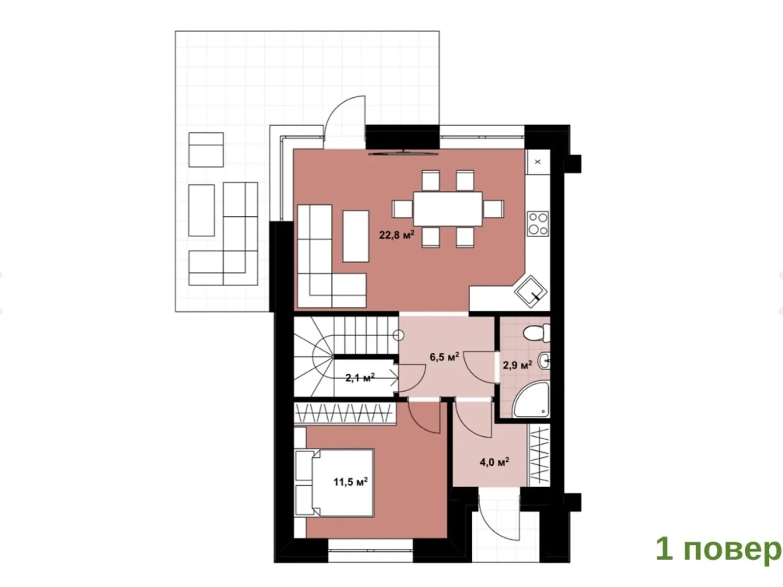 ул. Каневская, 106 Новые Петровцы ЖК Lagom House 2, цена: 87000 $ - фото 1