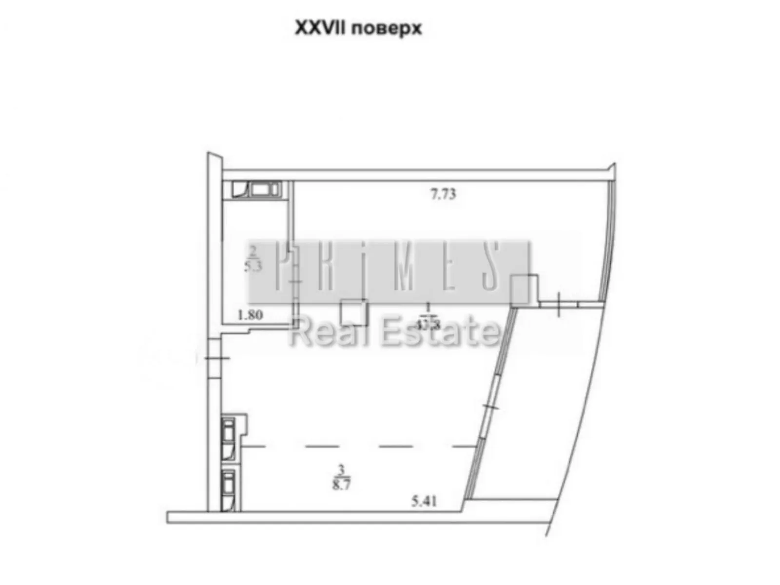 Продається 2-кімнатна квартира 63 кв. м у Києві, вул. Іоанна Павла II(Патріса Лумумби), 12 - фото 1