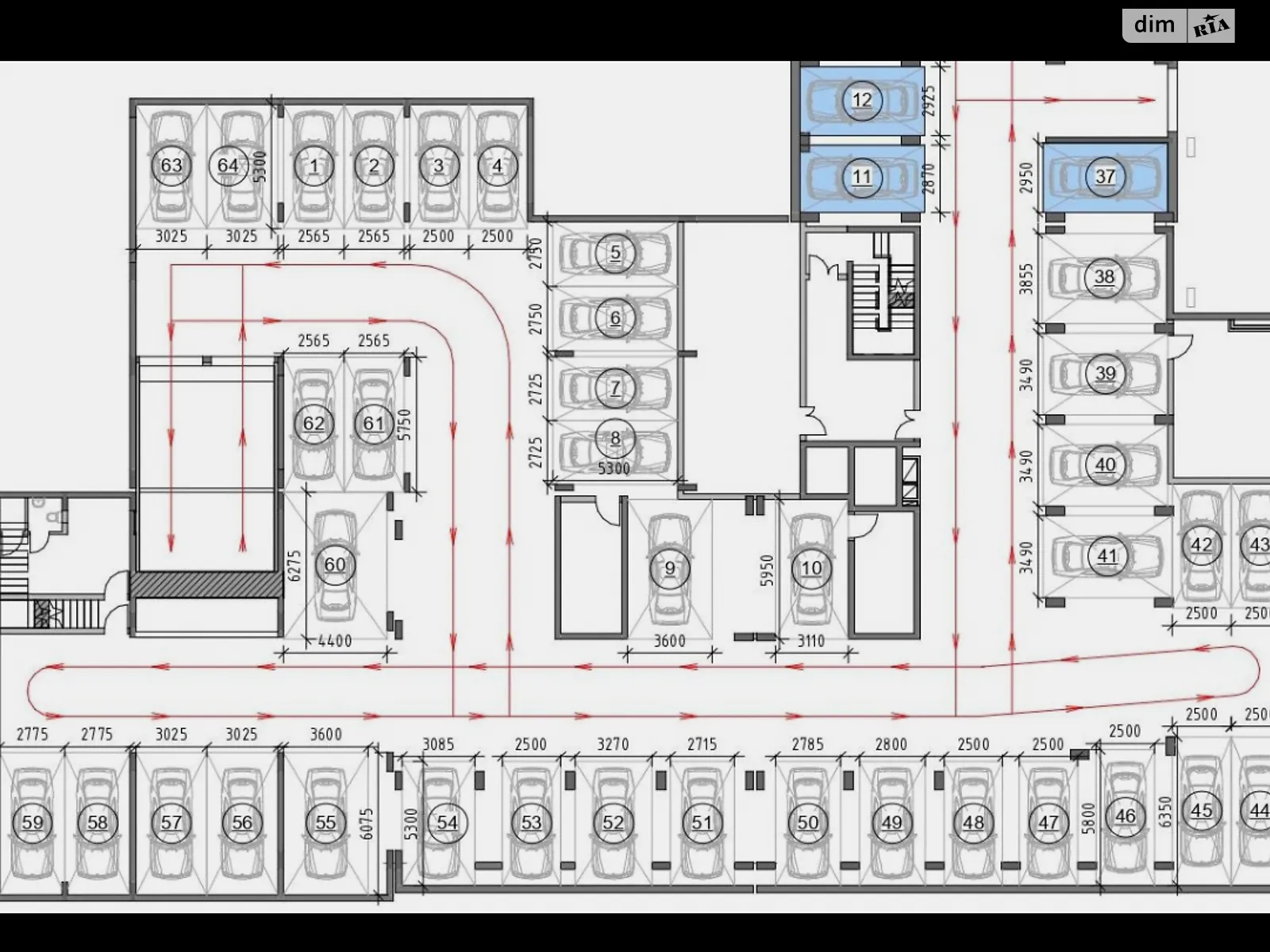 Сдается в аренду подземный паркинг под легковое авто на 14.7 кв. м, цена: 100 $ - фото 1
