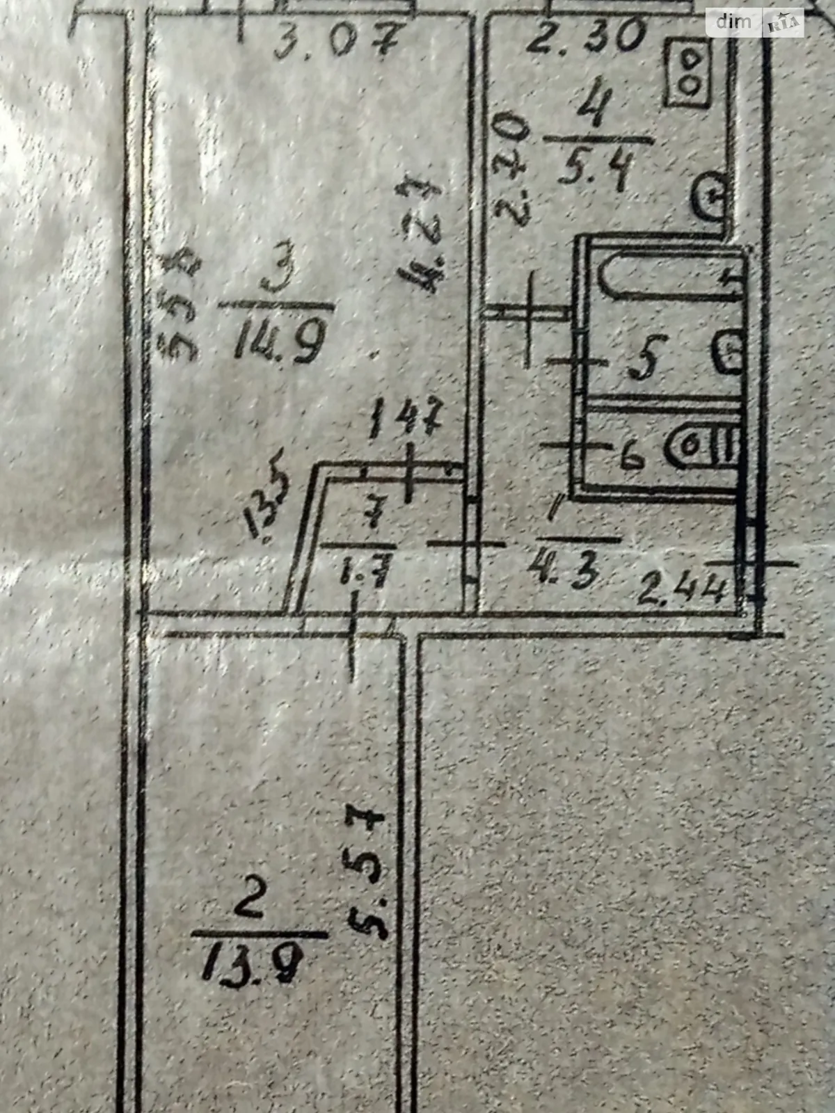Продается 2-комнатная квартира 44 кв. м в Чернигове, просп. Левка Лукьяненко(Рокоссовского) - фото 1