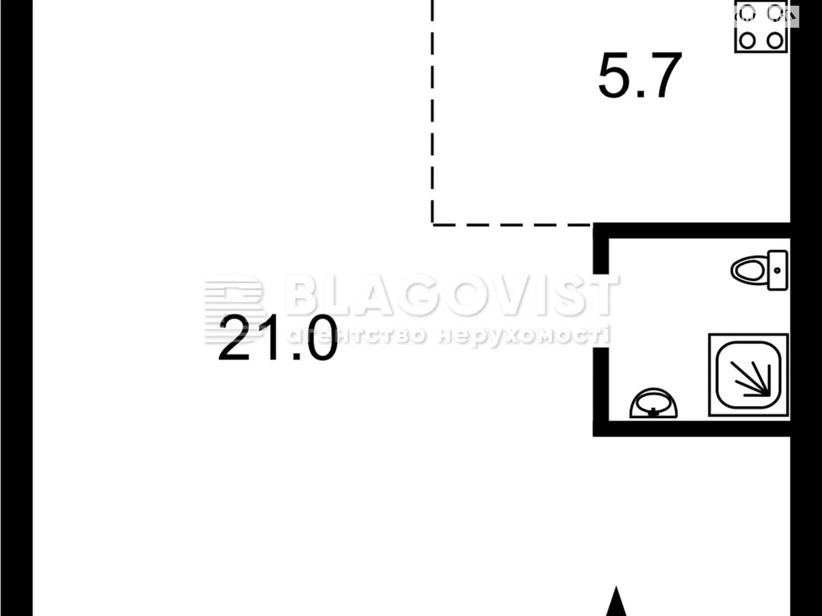 Продается 1-комнатная квартира 34 кв. м в Киеве, цена: 72000 $ - фото 1