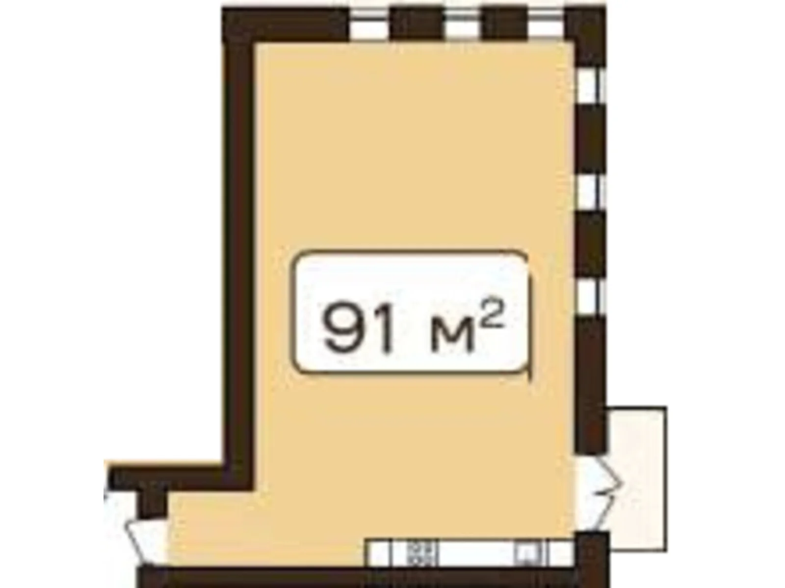Продається 3-кімнатна квартира 91 кв. м у Хмельницькому, вул. 4-й проїзд Рівний(Лісова), 12/1В - фото 1