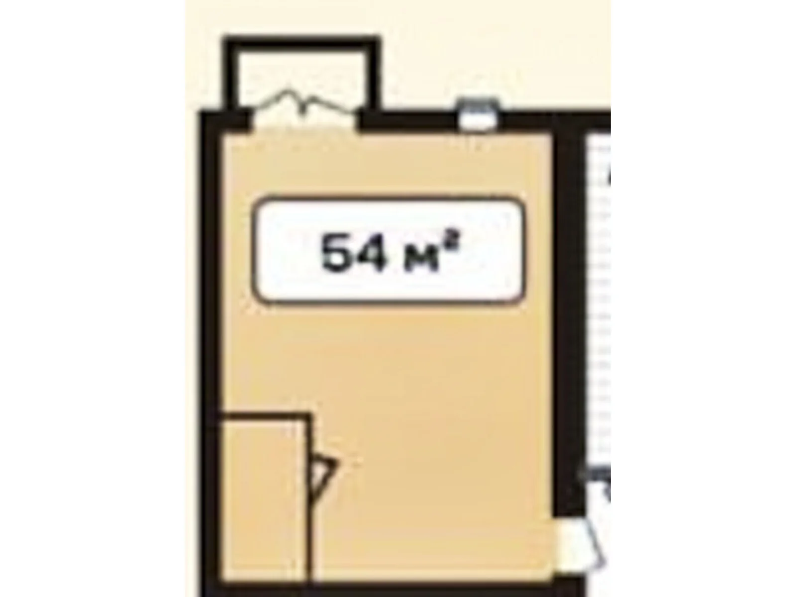 Продается 1-комнатная квартира 54 кв. м в Хмельницком, ул. 4-й проезд Ровный(Лесная), 12/1В - фото 1