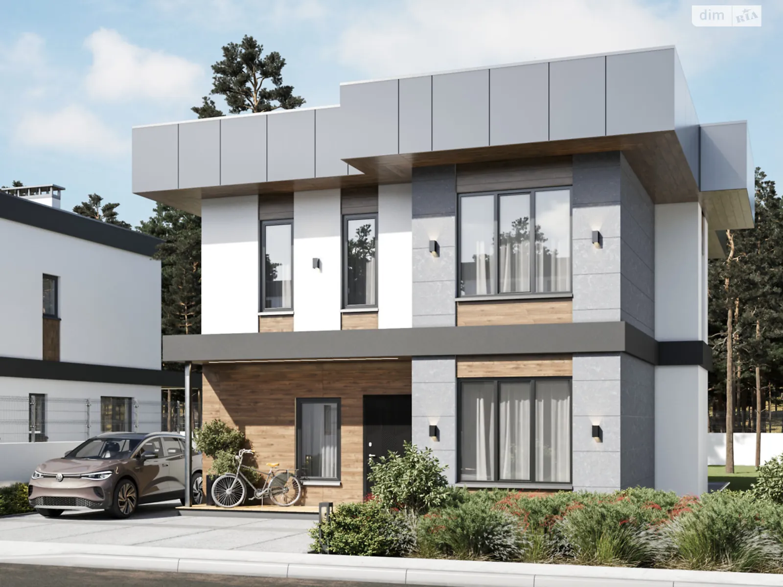 Продается дом на 2 этажа 170 кв. м с камином, цена: 185000 $ - фото 1