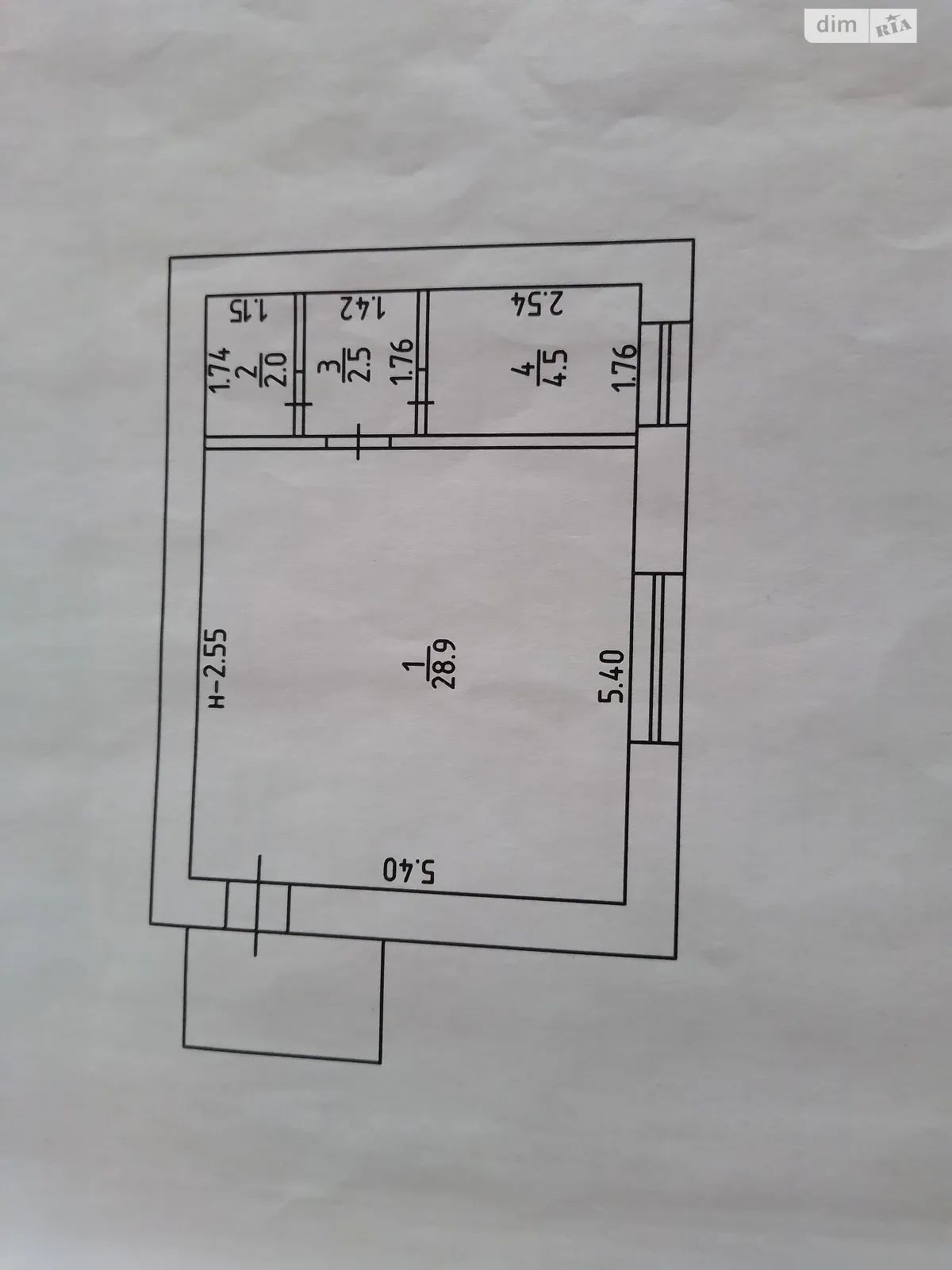 Продается помещения свободного назначения 38 кв. м в 5-этажном здании, цена: 35000 $ - фото 1