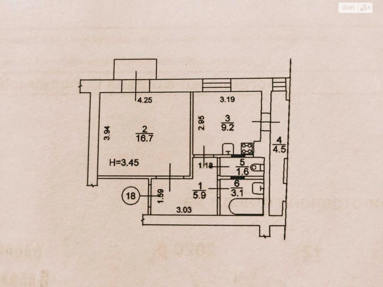Продается 1-комнатная квартира 42 кв. м в Киеве, цена: 99000 $ - фото 1