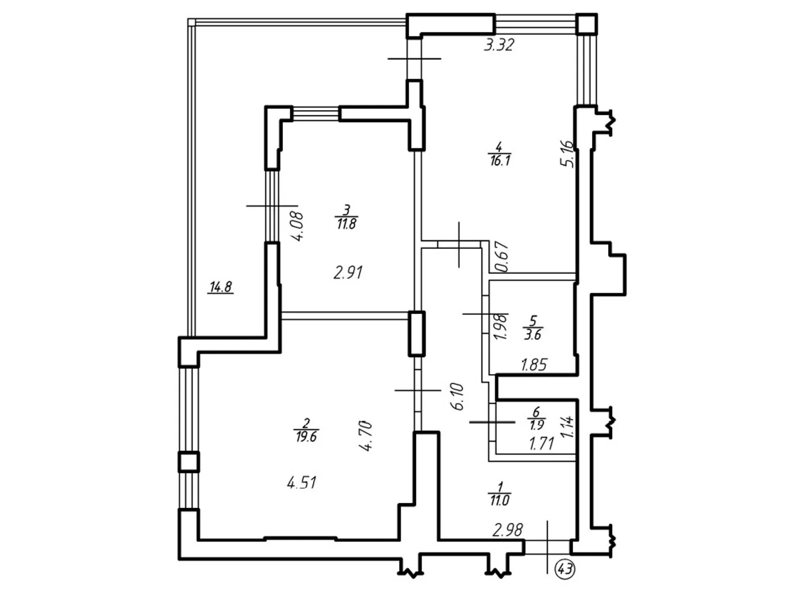 Продается 2-комнатная квартира 75.8 кв. м в Львове, цена: 98161 $ - фото 1