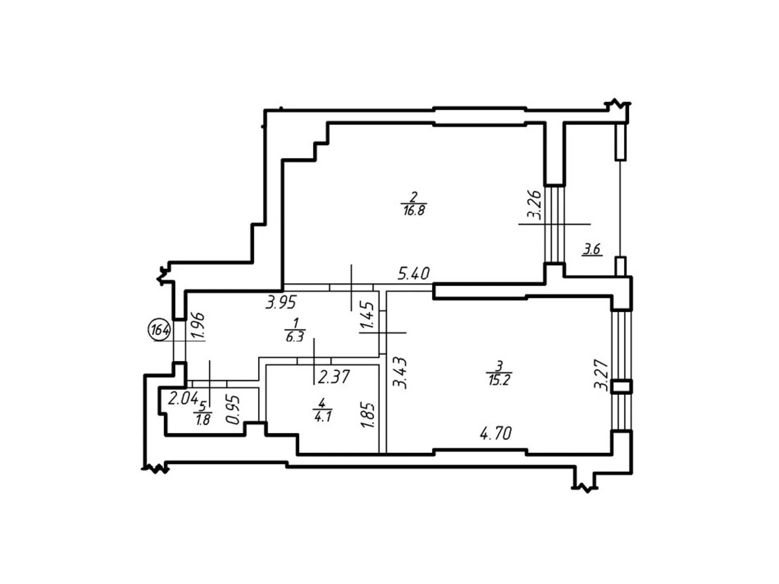 Продается 1-комнатная квартира 46 кв. м в Львове, ул. Под Голоском - фото 1