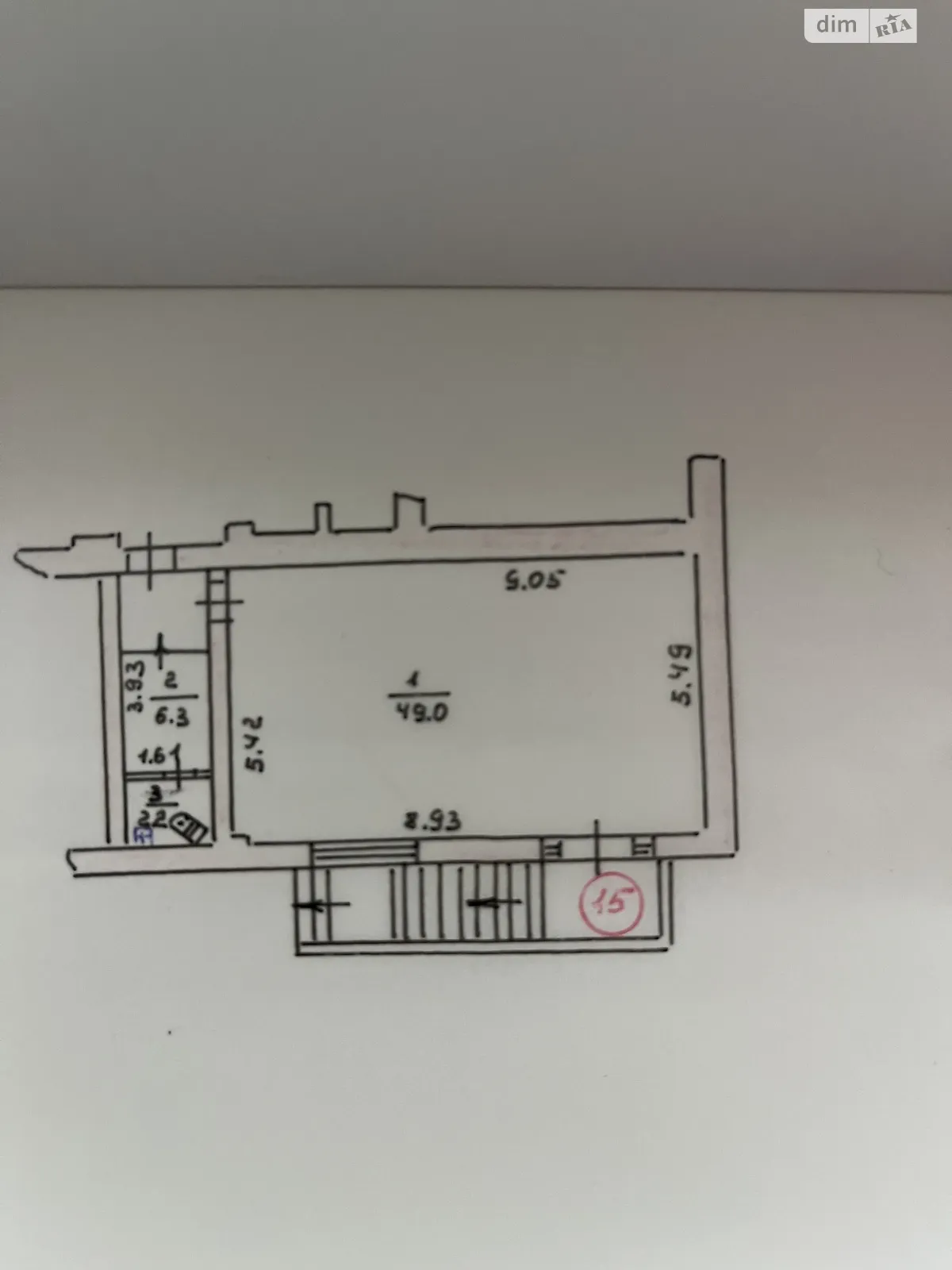 Сдается в аренду помещения свободного назначения 57.5 кв. м в 4-этажном здании, цена: 400 $ - фото 1