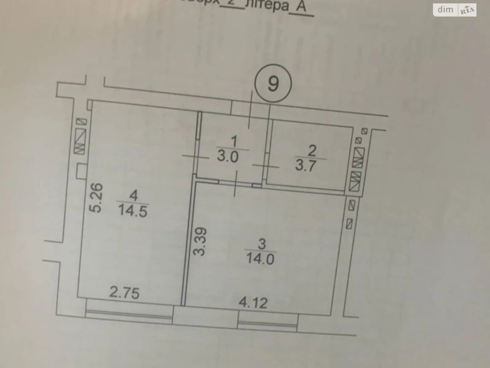 Продается 1-комнатная квартира 39 кв. м в Ирпене, ул. Соборная(ІІІ Интернационала), 2К/5 - фото 1