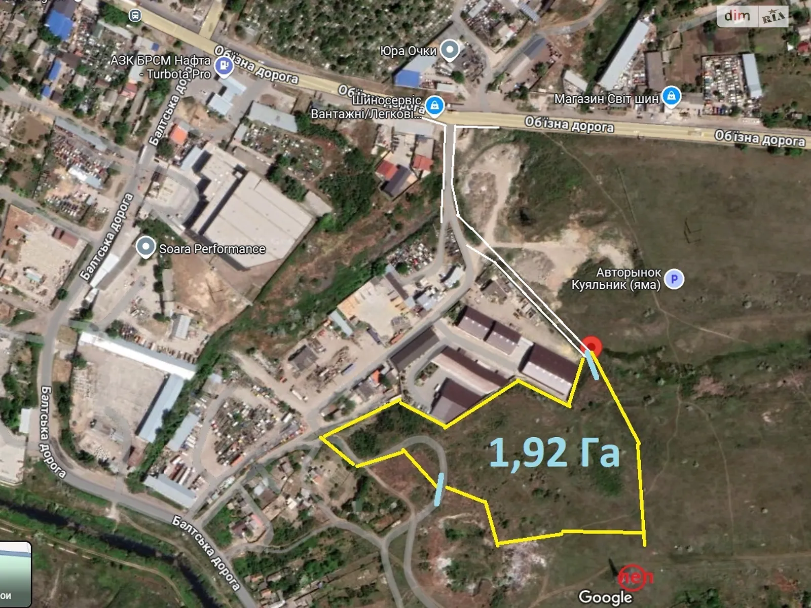 Продається земельна ділянка 192 соток у Одеській області, цена: 192000 $ - фото 1