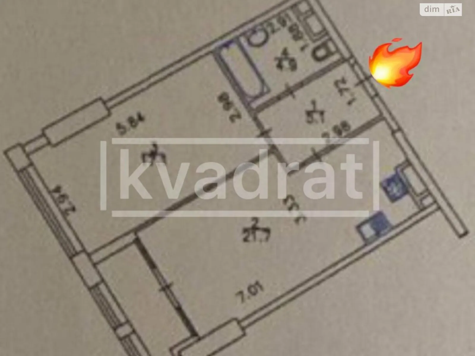 Продается 1-комнатная квартира 52.5 кв. м в Киеве, просп. Берестейский(Победы), 11 корпус 3 - фото 1