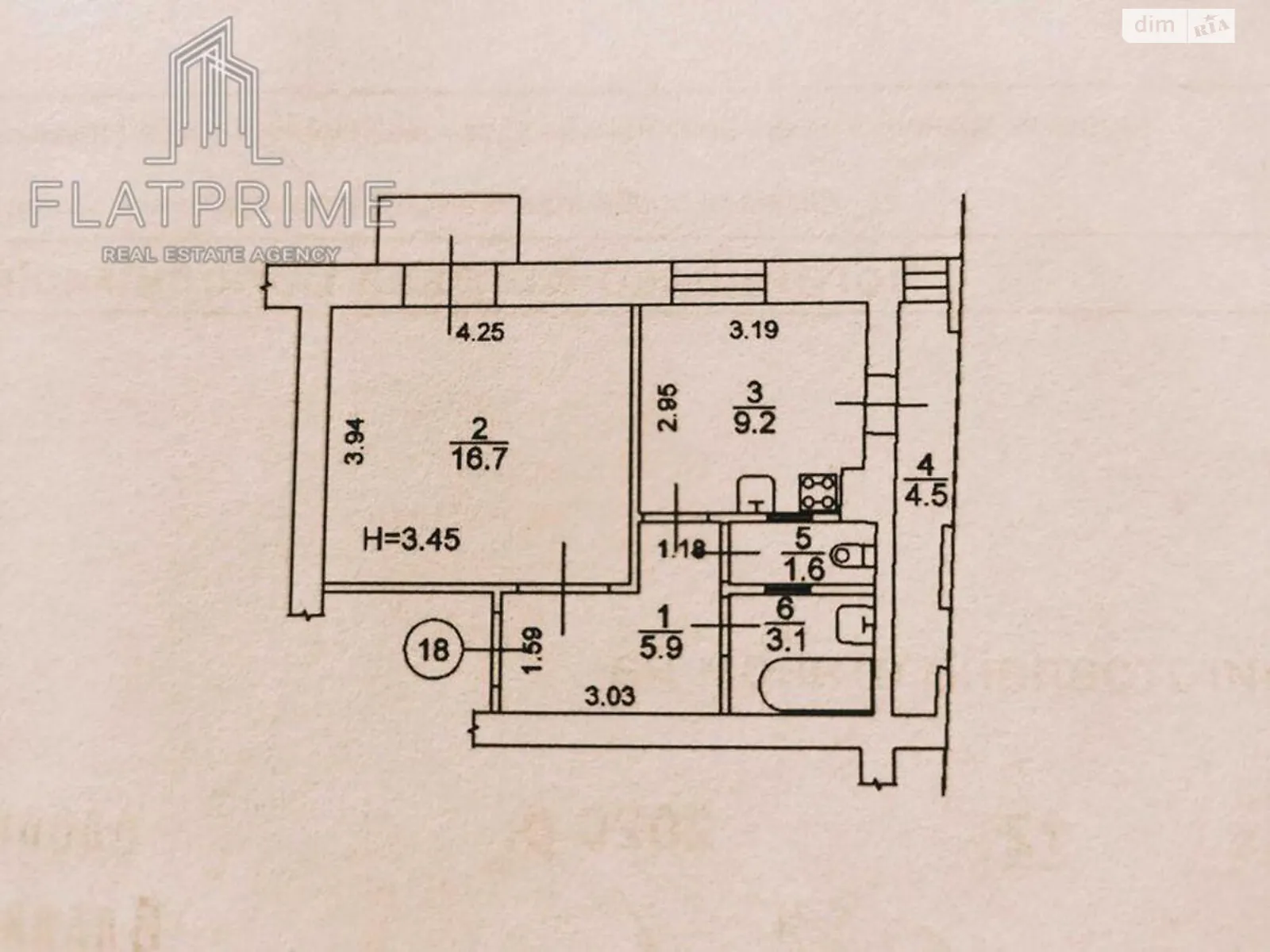 Продается 1-комнатная квартира 42 кв. м в Киеве, цена: 99000 $ - фото 1