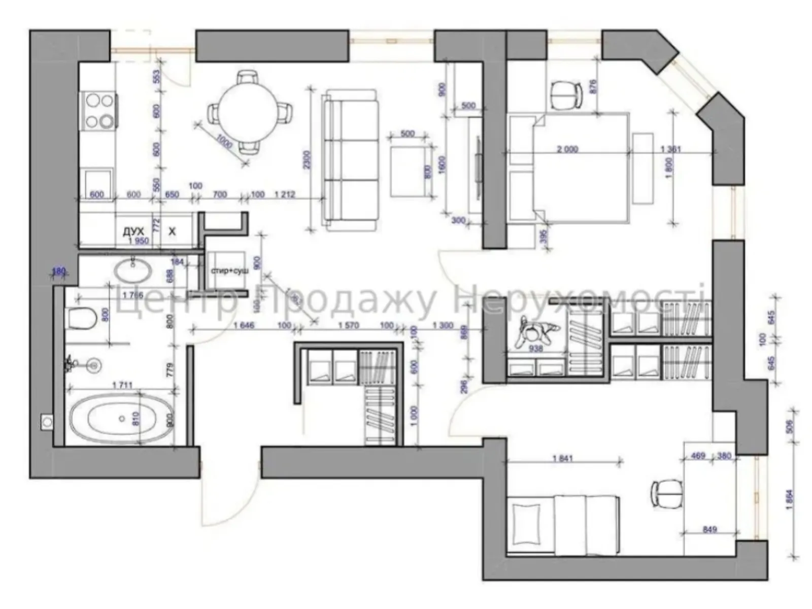 Продается 3-комнатная квартира 71 кв. м в Харькове, ул. Заливная, 10 - фото 1