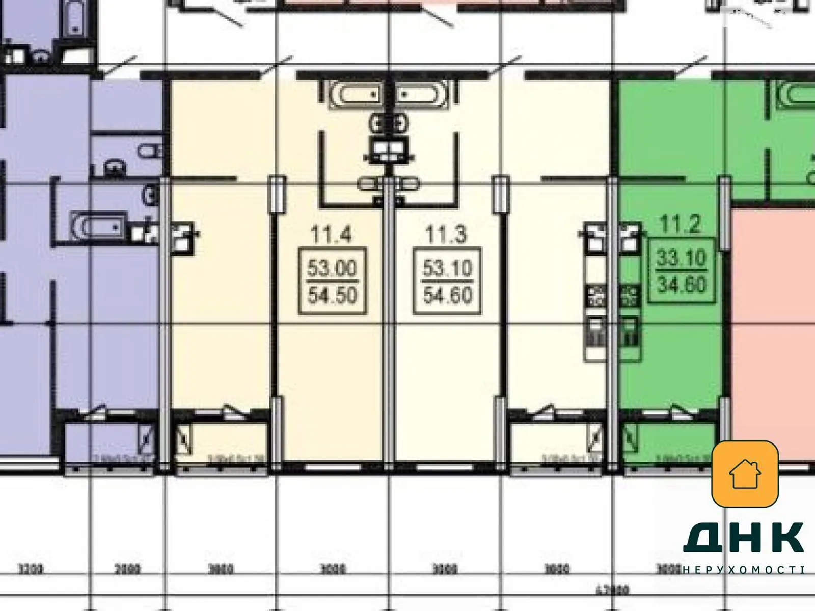 Продается 2-комнатная квартира 54.5 кв. м в Одессе, ул. Дача Ковалевского, 5 - фото 1