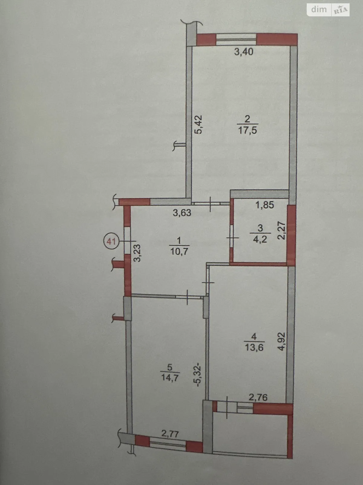 Продается 2-комнатная квартира 61.9 кв. м в Киеве, ул. Метрологическая, 107В - фото 1