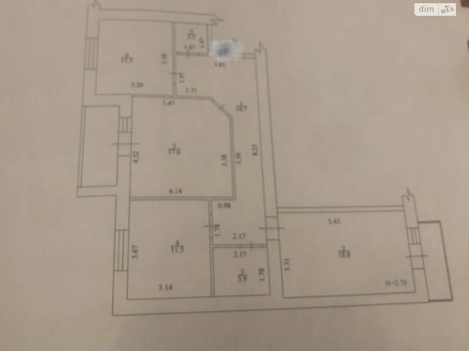 Продається 3-кімнатна квартира 84.4 кв. м у Харкові, вул. Дача 55, 11 - фото 1