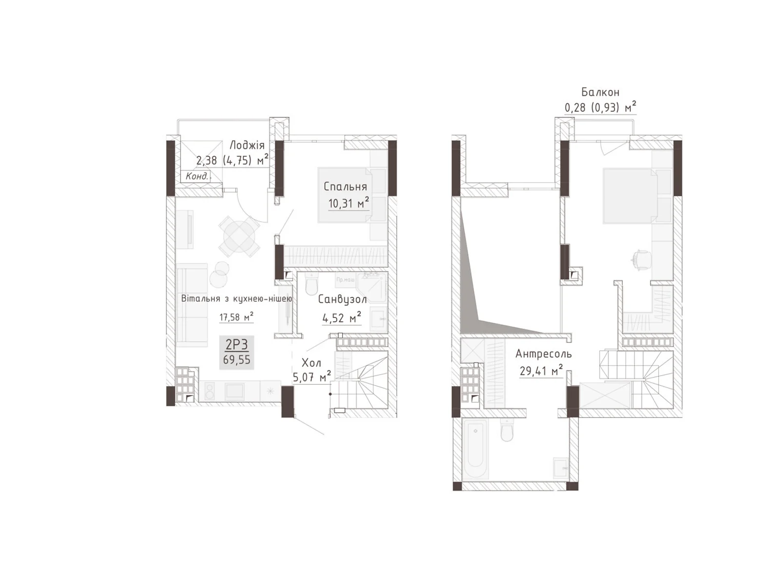 Продается 2-комнатная квартира 69.9 кв. м в Ровно, ул. Вышиванки(Орлова), 2 - фото 1
