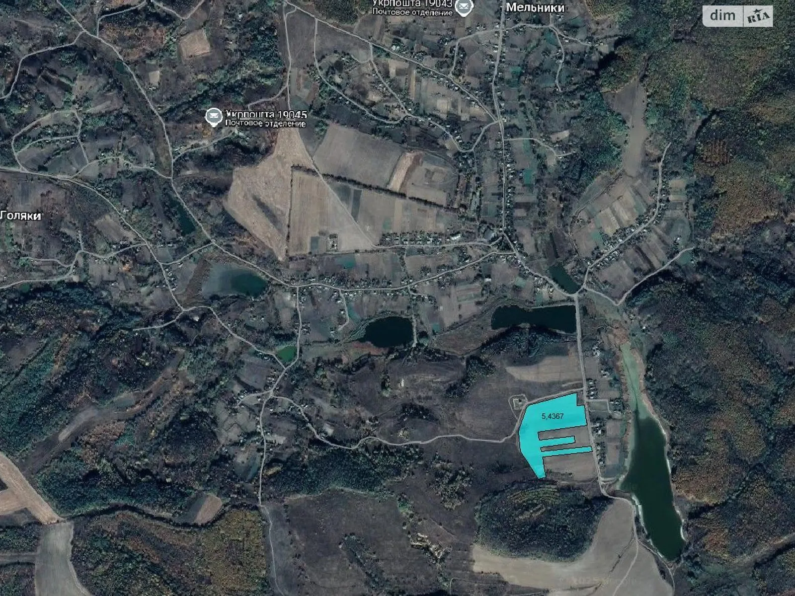 Сдается в аренду земельный участок 5.4367 соток в Черкасской области, цена: 18319 грн - фото 1