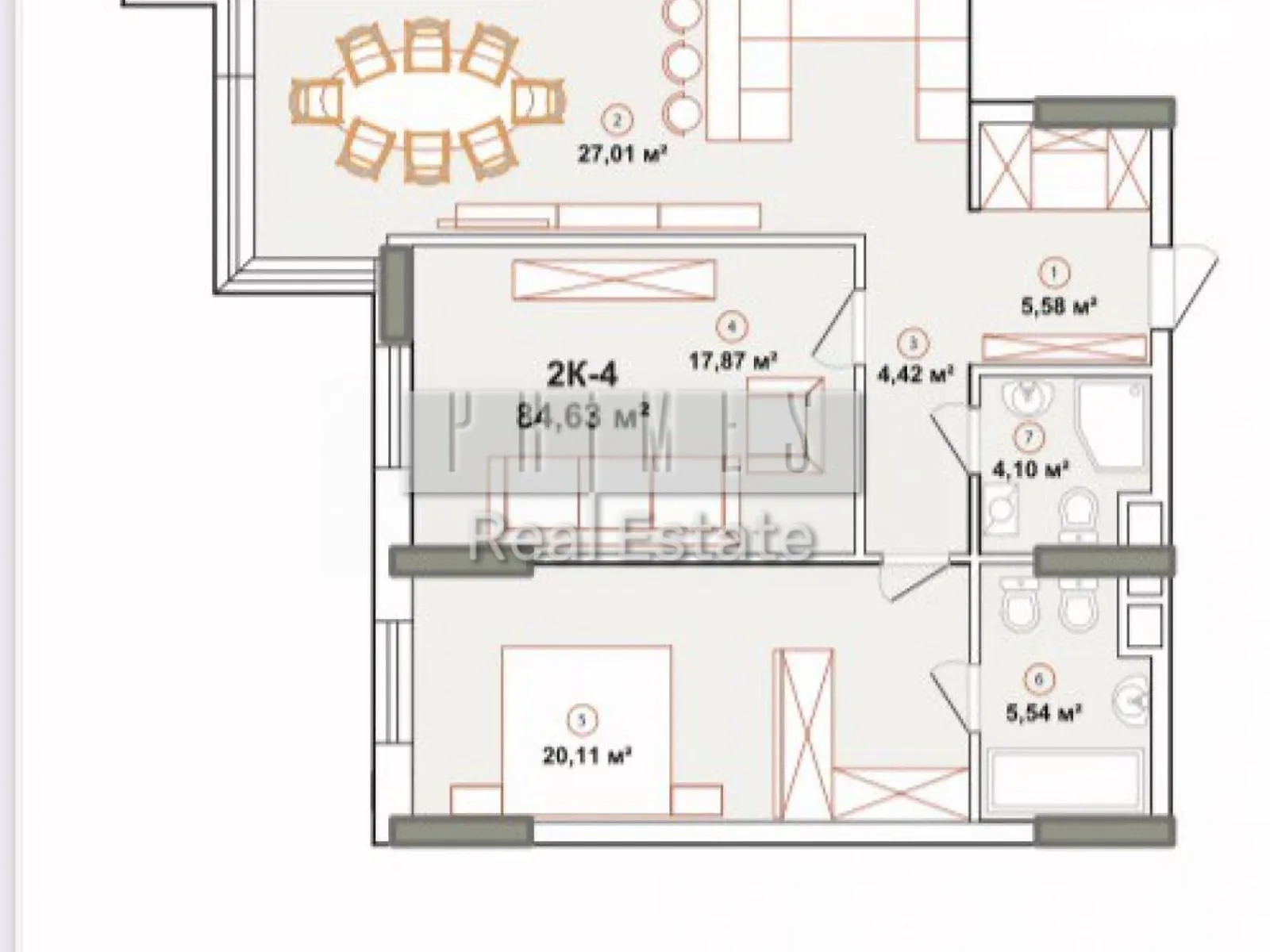 Продается 4-комнатная квартира 141 кв. м в Киеве, ул. Зверинецкая, 72 - фото 1