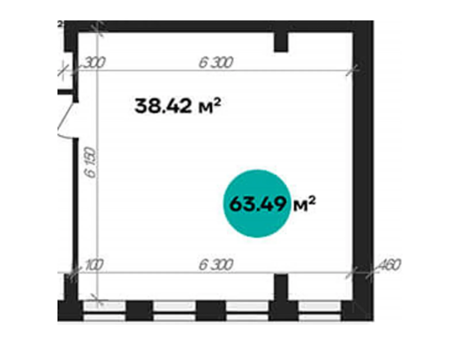 Продается 2-комнатная квартира 63.49 кв. м в Полтаве, ул. Шевченко, 58А - фото 1