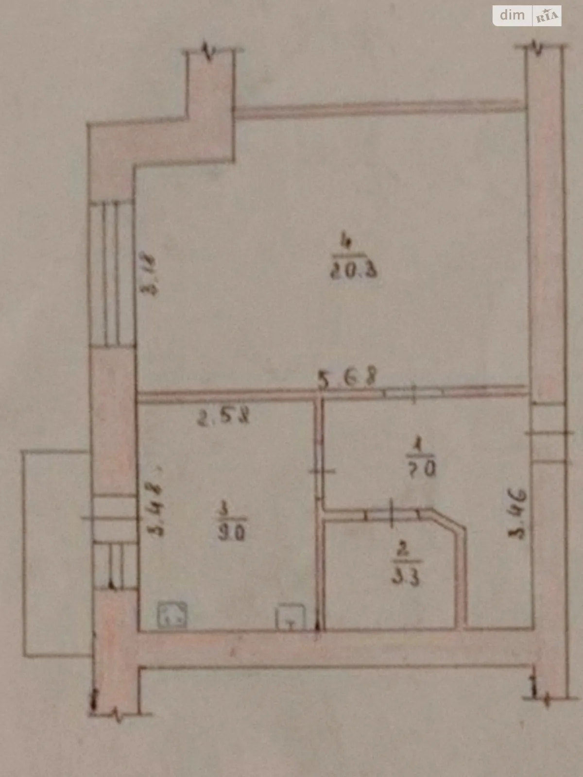 Продается 1-комнатная квартира 42 кв. м в Житомире, ул. Степана Бандеры - фото 1