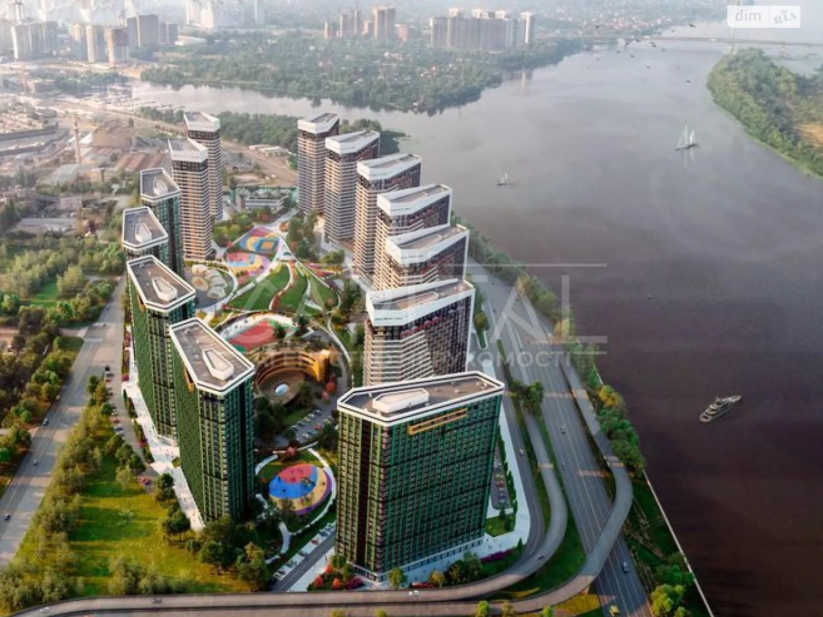 Продается 1-комнатная квартира 55.7 кв. м в Киеве, ул. Причальная - фото 1