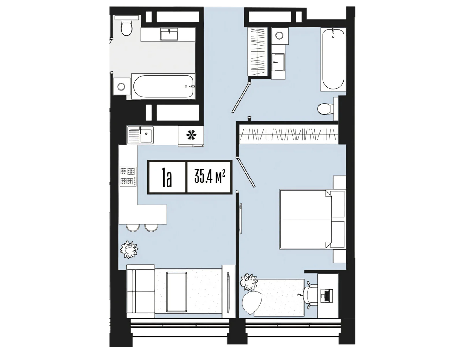 Продается 1-комнатная квартира 35.4 кв. м в Днепре, ул. 3-ї Штурмової Бригади(6-й стрелковой дивизии), 29 - фото 1