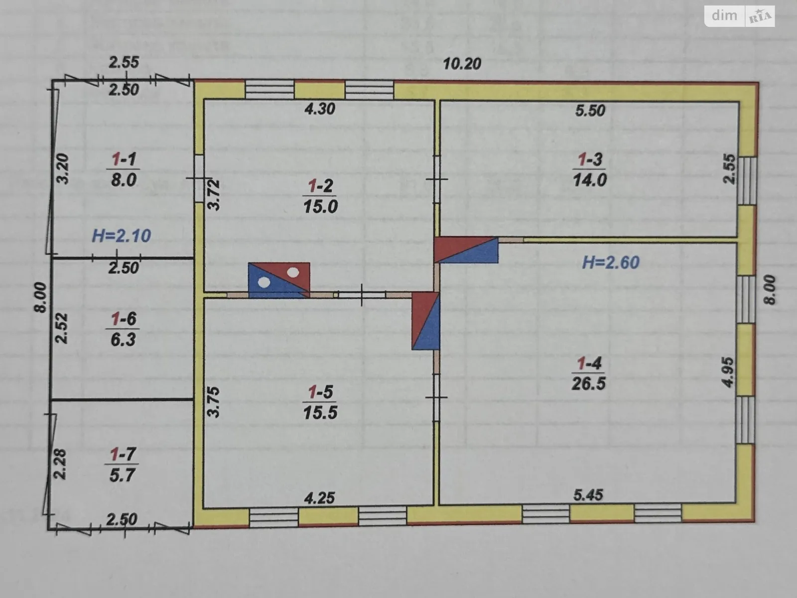 Продается одноэтажный дом 71 кв. м с беседкой, цена: 25000 $ - фото 1